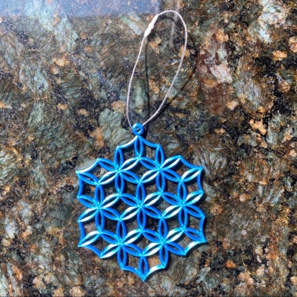 Icy Blue Snowflake Ornaments (Set of 12) - Picture 4 of 6